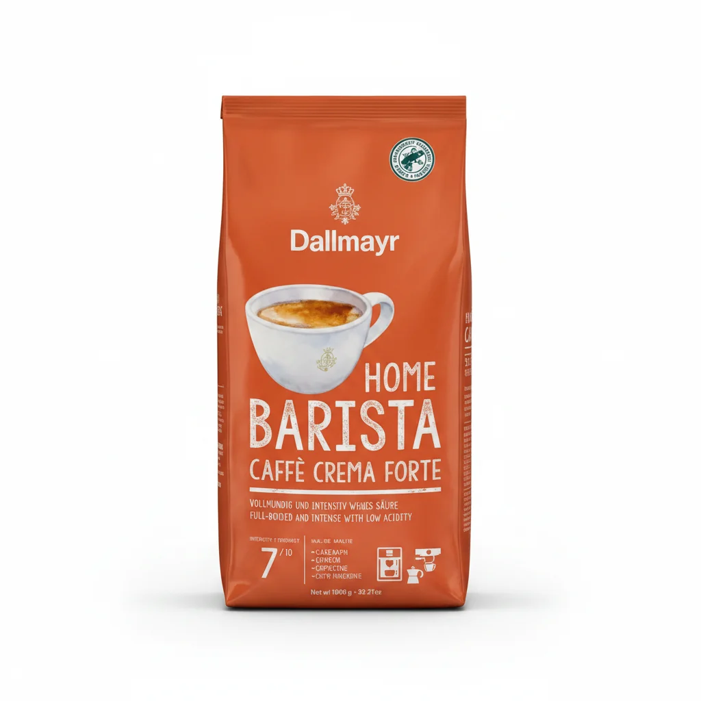 Dallmayr Home Barista Caffè Crema Forte 1 kg Зернова / Доллмаер Хоум Баріста Каффе Крема Форте 1 кг