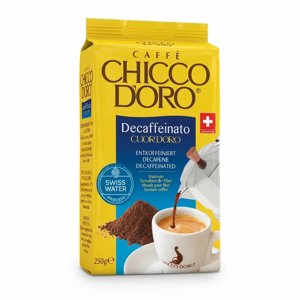 Chicco d'Oro Decaffeinato 250 г Мелена / Декафеіно