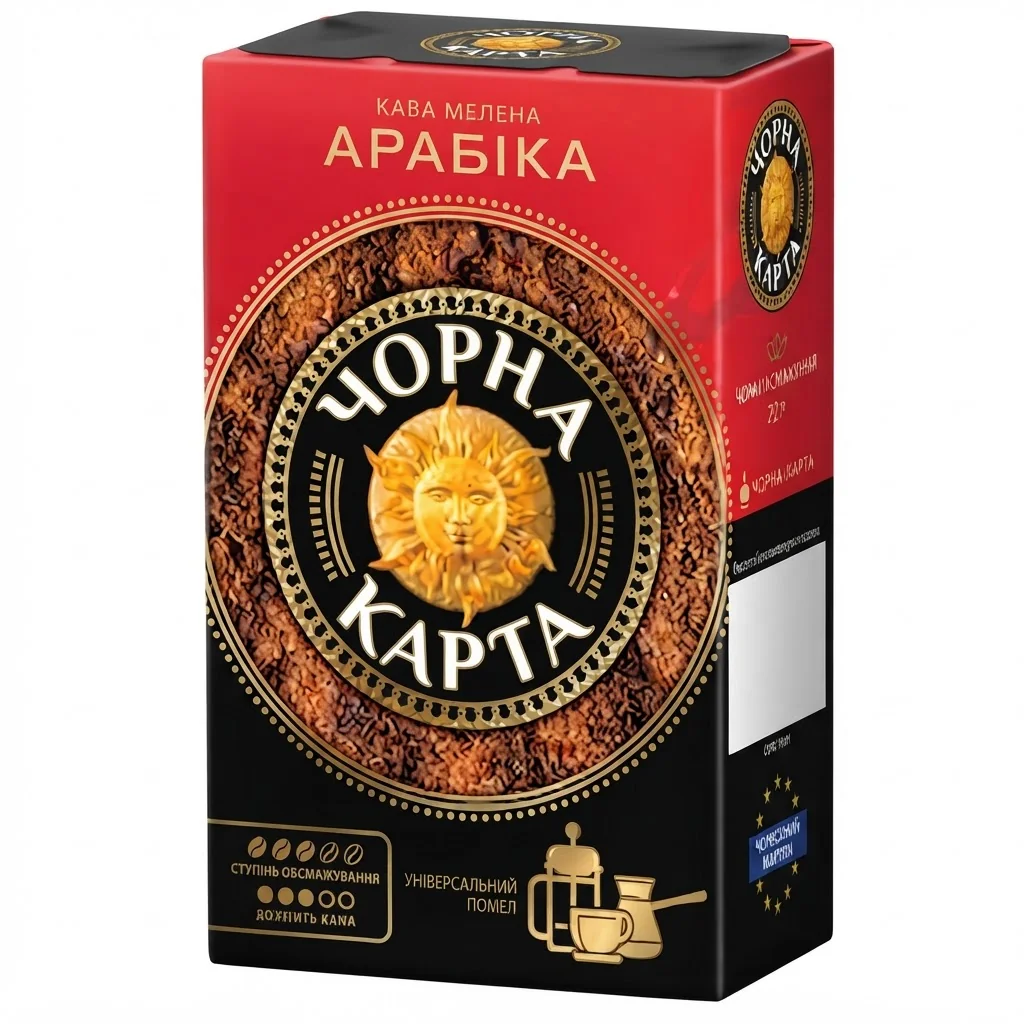 Чорна Карта Arabica 230 г Мелена / Арабіка
