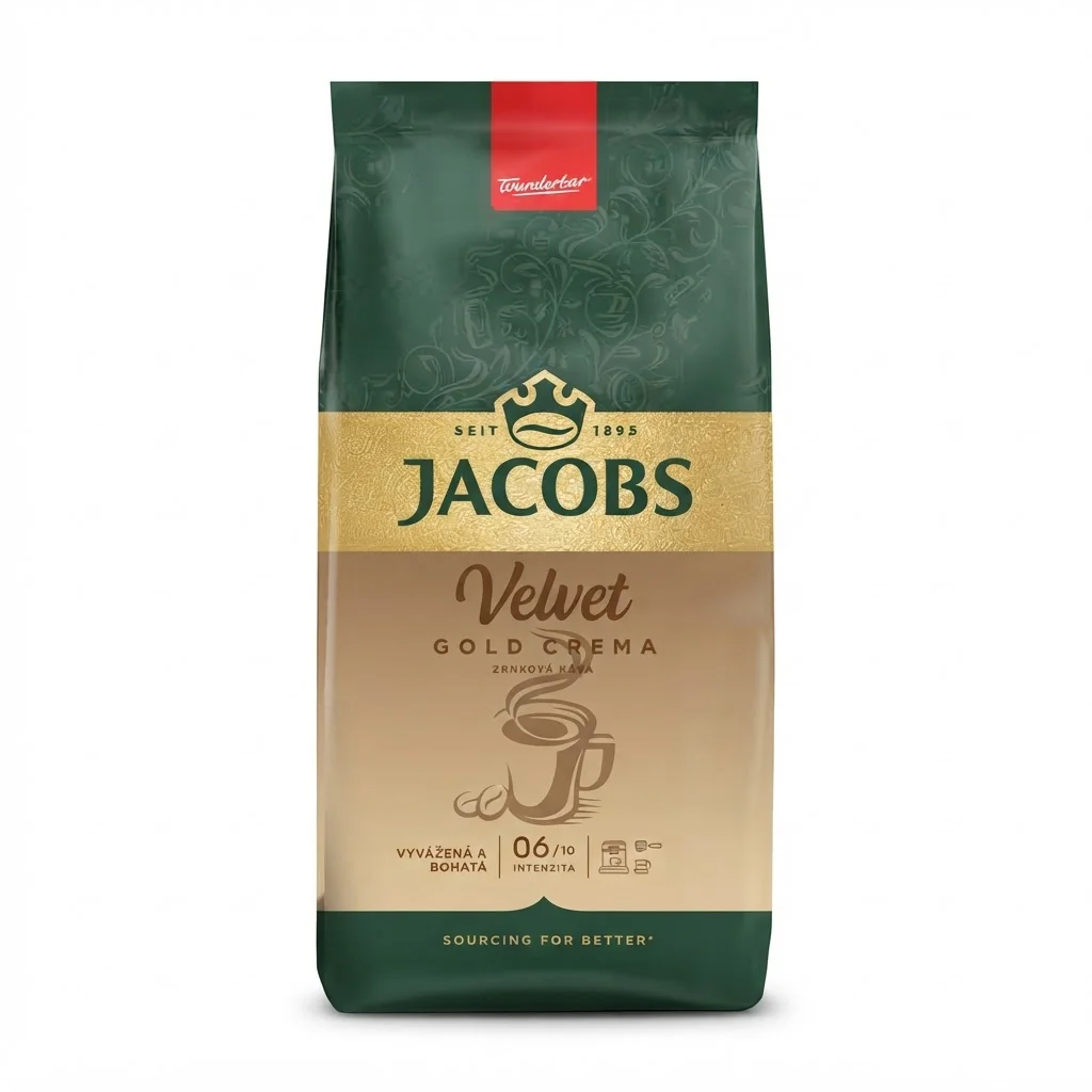 Jacobs Velvet Gold Crema 1 кг Зернова / Вельвет