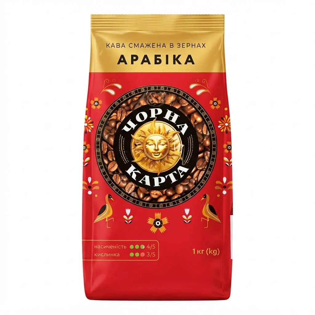 Чорна Карта Arabica Зернова / Арабіка