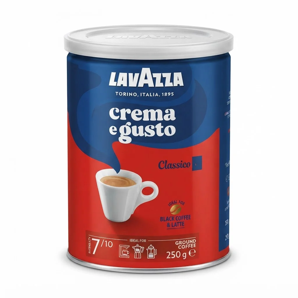 Lavazza Crema e Gusto Classico 250 г Мелена / Густо Класіко