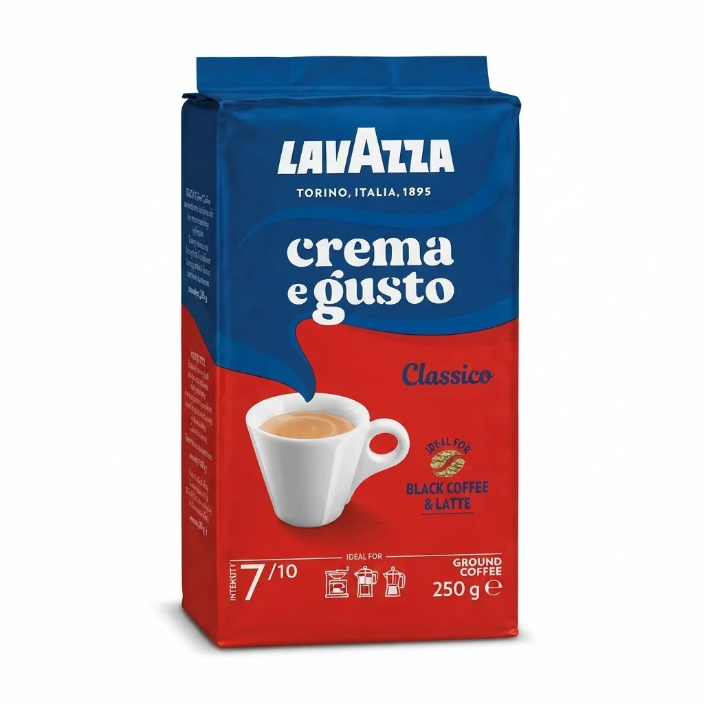 Lavazza Crema e Gusto Classico 250 г Мелена / Класіко