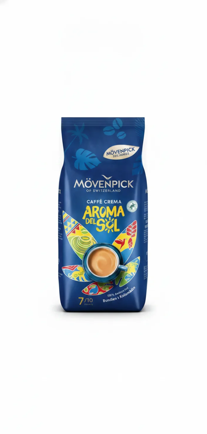 Mövenpick Caffè Crema Aroma del Sol 1 кг Зернова / Мовенпік Каффе Крема Арома Дел Сол